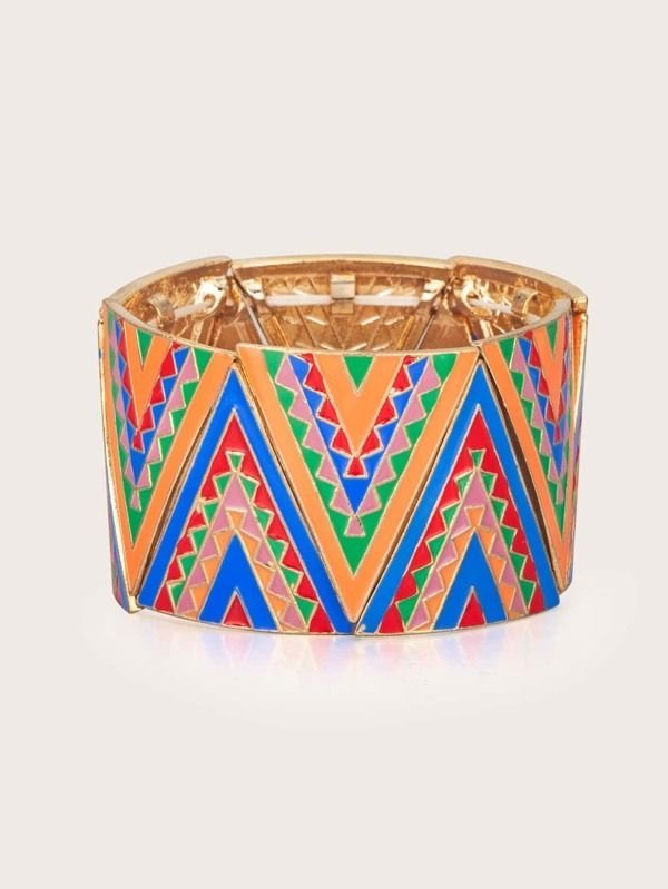 Geometric Pattern Bracelet