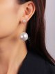 Faux Pearl Drop Earrings