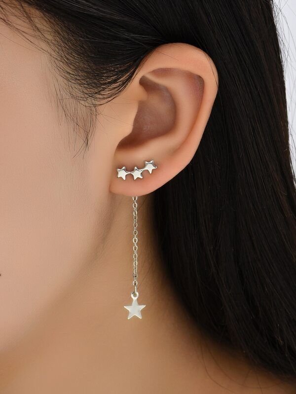 Star Decor Earring Jackets